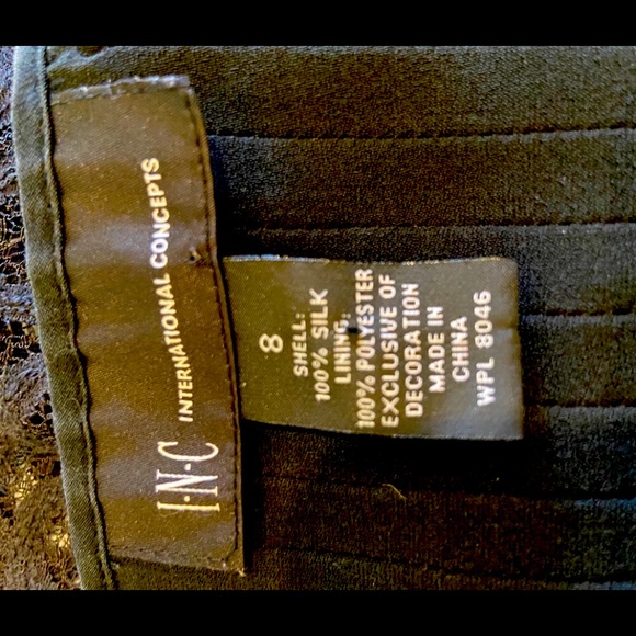 INK international concepts. Black blouse - Picture 6 of 7